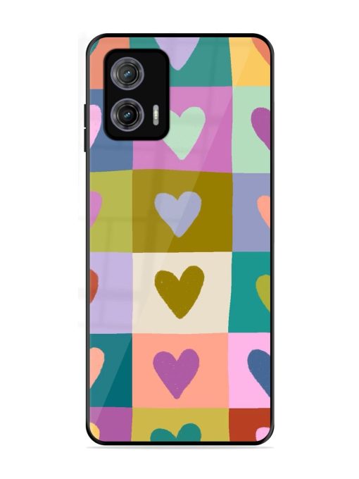 Box Of Hearts Glossy Soft Edge Case for Motorola Moto G73 (5G) Chachhi