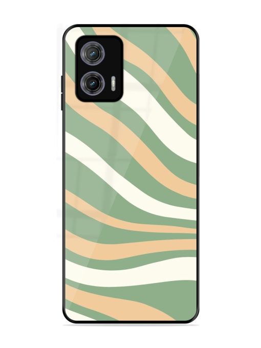 Wavy Pastel Paradise Glossy Soft Edge Case for Motorola Moto G73 (5G) Chachhi