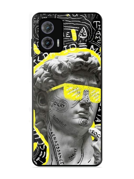 The Renaissance Rockstar Glossy Soft Edge Case for Motorola Moto G73 (5G) Chachhi