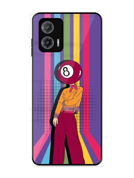 Eight Ball Fashionista Glossy Soft Edge Case for Motorola Moto G73 (5G) Chachhi