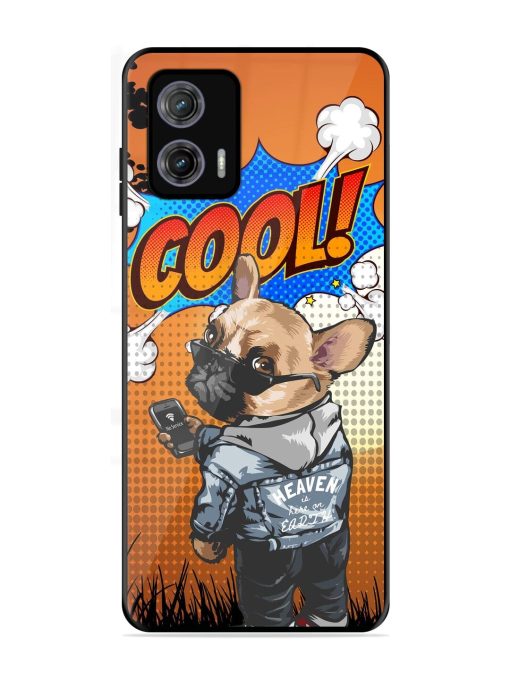 Cool Pup Glossy Soft Edge Case for Motorola Moto G73 (5G) Chachhi