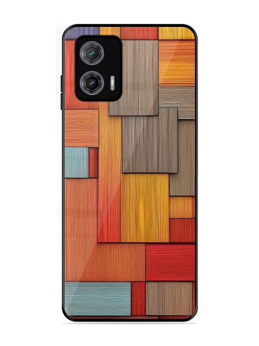 Woodsy Wonders Glossy Soft Edge Case for Motorola Moto G73 (5G) Chachhi