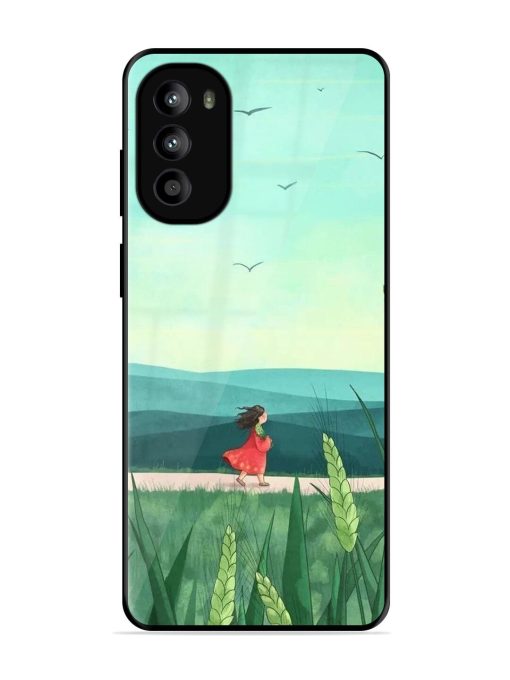 Solitude'S Serenity Glossy Soft Edge Case for Motorola Moto G82 (5G) Chachhi