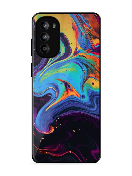 Liquid Dreamscape Glossy Soft Edge Case for Motorola Moto G82 (5G)