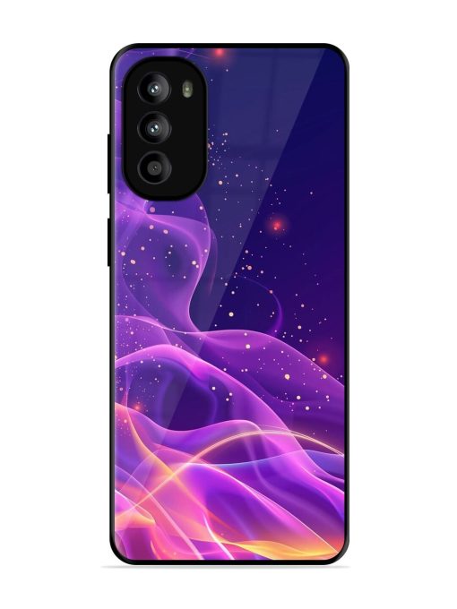 Cosmic Currents Glossy Soft Edge Case for Motorola Moto G82 (5G)