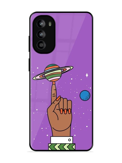 Spinning The Universe Glossy Soft Edge Case for Motorola Moto G82 (5G)