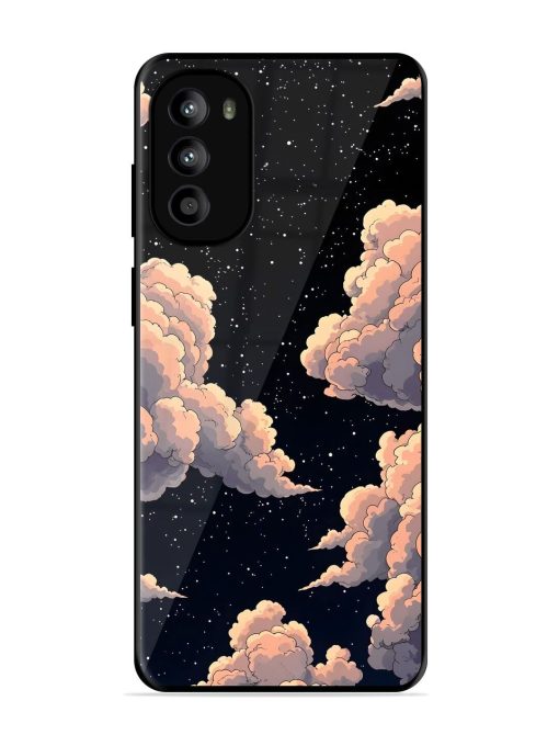 Starry Night Dreams Glossy Soft Edge Case for Motorola Moto G82 (5G)