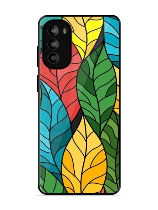 Foliage Fiesta Glossy Soft Edge Case for Motorola Moto G82 (5G) Chachhi