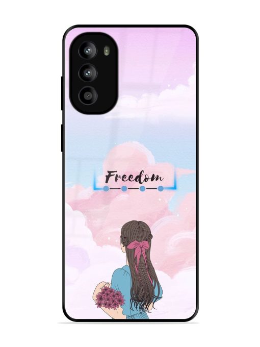 Skyward Dreams Glossy Soft Edge Case for Motorola Moto G82 (5G) Chachhi