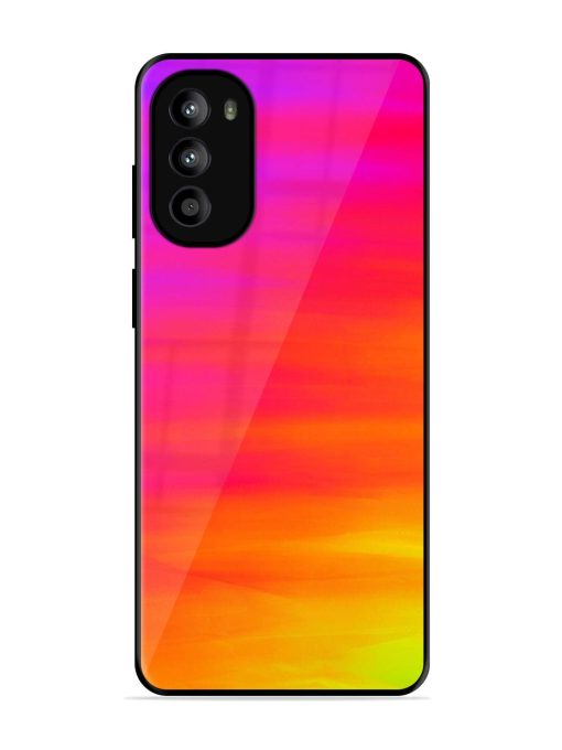 Neon Horizon Glossy Soft Edge Case for Motorola Moto G82 (5G)