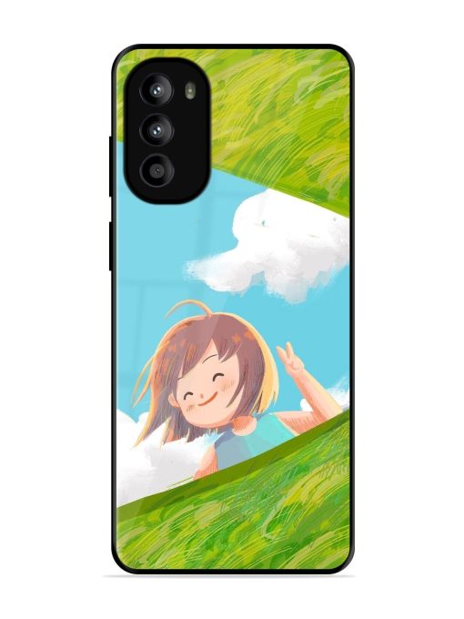 I'M On My Way Glossy Soft Edge Case for Motorola Moto G82 (5G) Chachhi