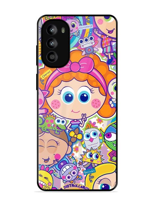 Distroller Friends Glossy Soft Edge Case for Motorola Moto G82 (5G)