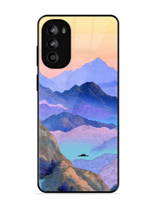 Mountain Mist Glossy Soft Edge Case for Motorola Moto G82 (5G) Chachhi