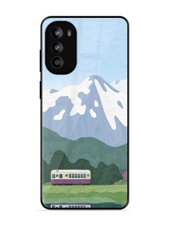 Mountainside Reflections Glossy Soft Edge Case for Motorola Moto G82 (5G)