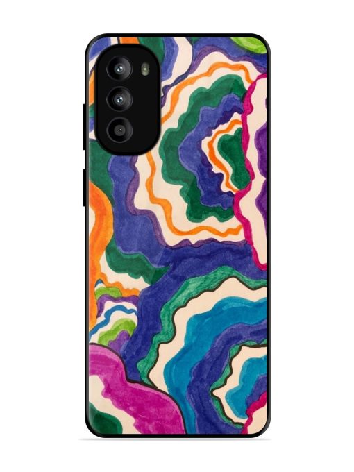Wavy Wonder Glossy Soft Edge Case for Motorola Moto G82 (5G)