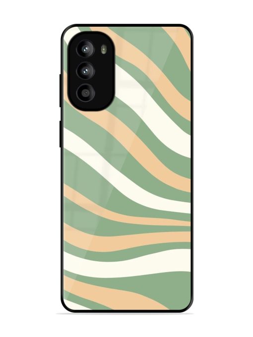 Wavy Pastel Paradise Glossy Soft Edge Case for Motorola Moto G82 (5G)