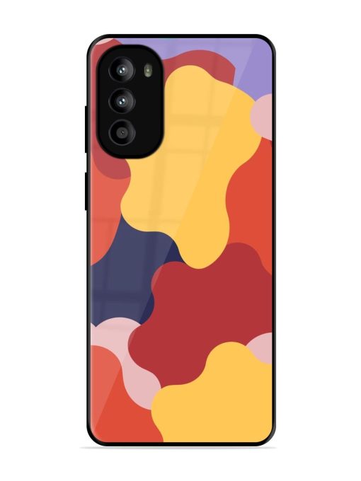 Gooey Color Chaos Glossy Soft Edge Case for Motorola Moto G82 (5G) Chachhi