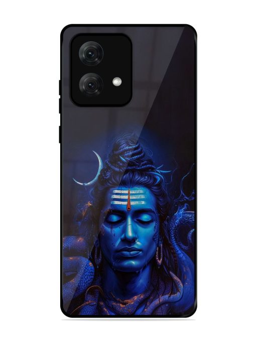 Mystic Mahadev Glossy Soft Edge Case for Motorola Moto G84 (5G) Chachhi