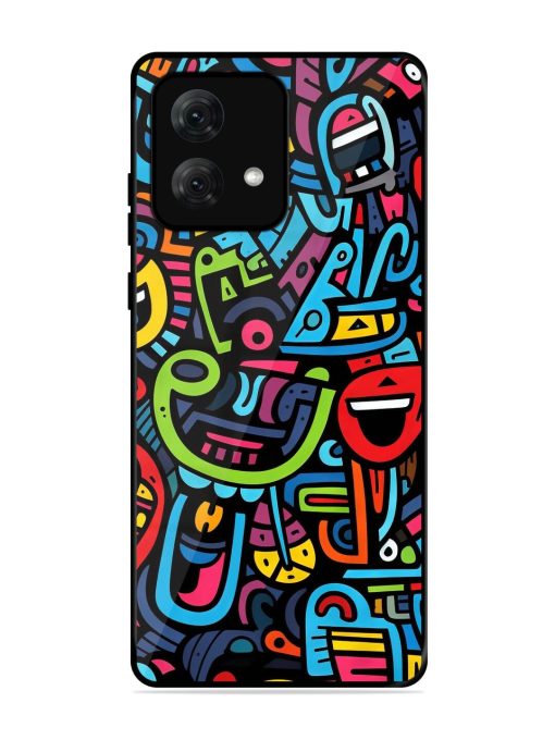 Doodlephoria Glossy Soft Edge Case for Motorola Moto G84 (5G) Chachhi