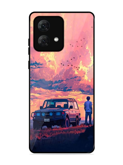 Solitude'S Horizon Glossy Soft Edge Case for Motorola Moto G84 (5G) Chachhi