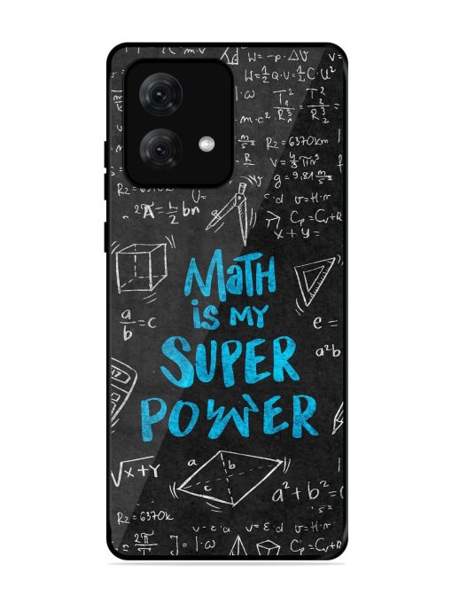 Math Magic Glossy Soft Edge Case for Motorola Moto G84 (5G) Chachhi