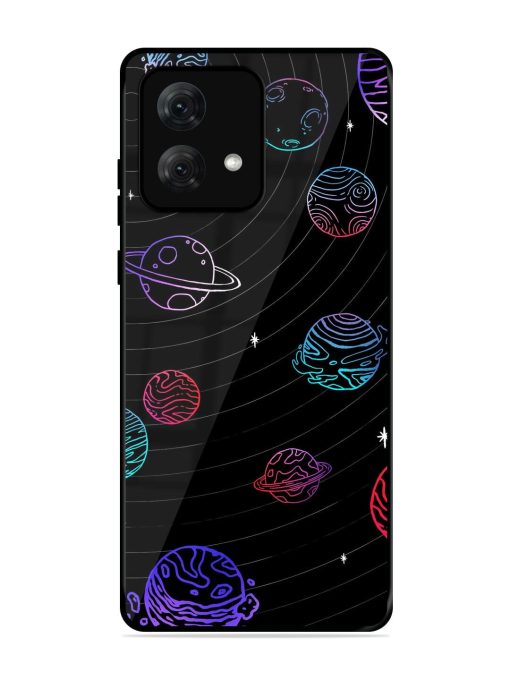 Cosmic Ballet Glossy Soft Edge Case for Motorola Moto G84 (5G) Chachhi