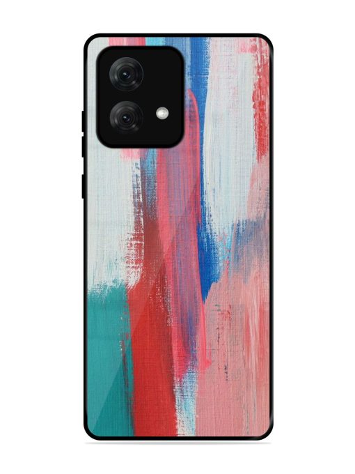 Colorful Chaos Glossy Soft Edge Case for Motorola Moto G84 (5G) Chachhi