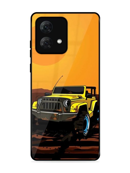 Sunset Cruise Glossy Soft Edge Case for Motorola Moto G84 (5G) Chachhi