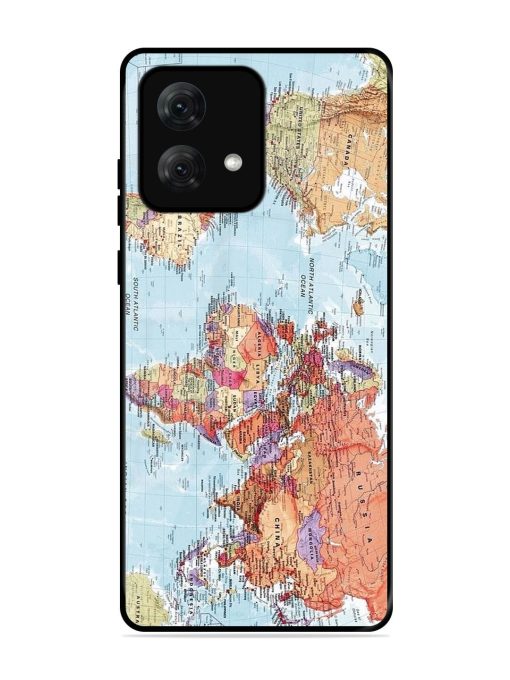 Our Blue Marble Glossy Soft Edge Case for Motorola Moto G84 (5G) Chachhi