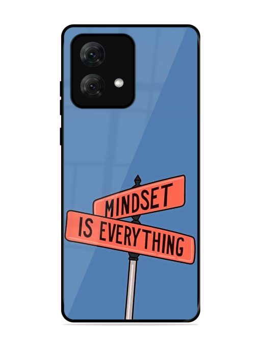 Mindset Matters Glossy Soft Edge Case for Motorola Moto G84 (5G) Chachhi