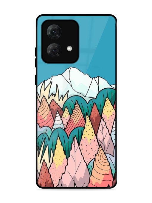 Mountain Dreamscape Glossy Soft Edge Case for Motorola Moto G84 (5G) Chachhi