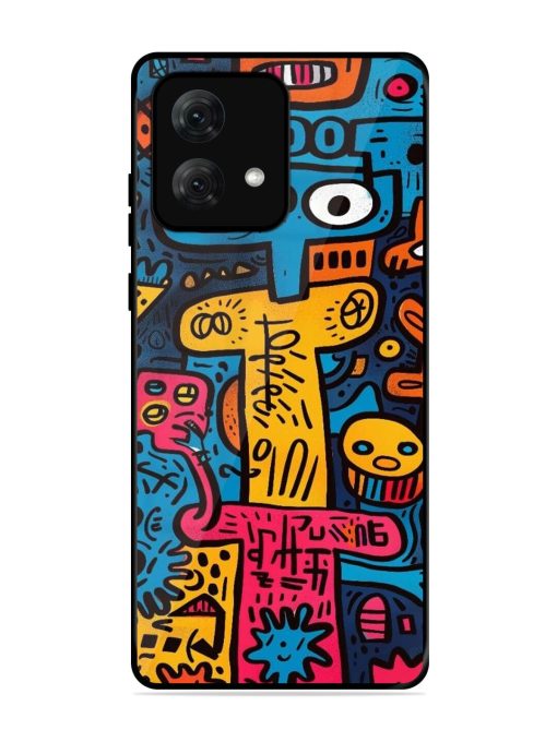 Doodletopia Glossy Soft Edge Case for Motorola Moto G84 (5G) Chachhi