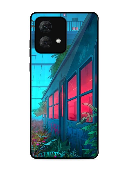 Urban Jungle Glossy Soft Edge Case for Motorola Moto G84 (5G) Chachhi