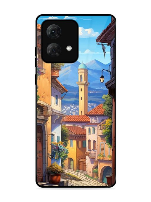 Tuscan Twilight Glossy Soft Edge Case for Motorola Moto G84 (5G) Chachhi