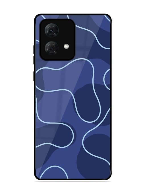 Midnight Maze Glossy Soft Edge Case for Motorola Moto G84 (5G) Chachhi