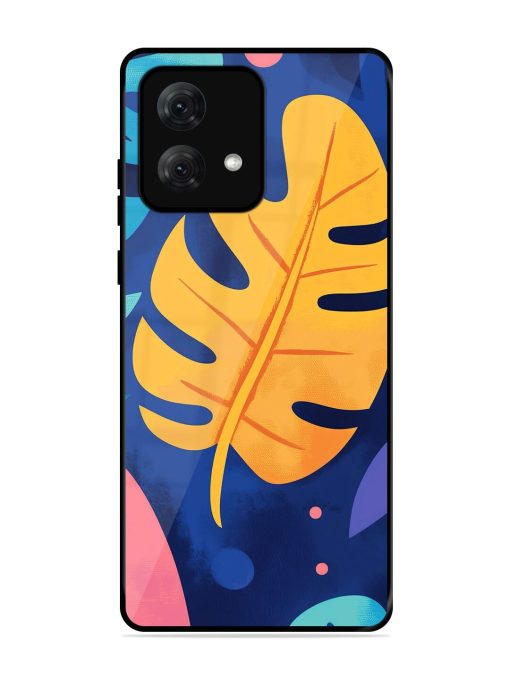 Tropical Tapestry Glossy Soft Edge Case for Motorola Moto G84 (5G) Chachhi