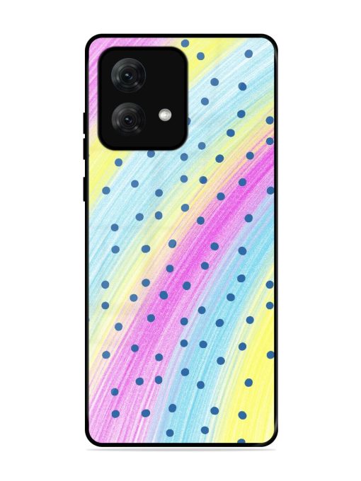 Polka Dot Paradise Glossy Soft Edge Case for Motorola Moto G84 (5G) Chachhi