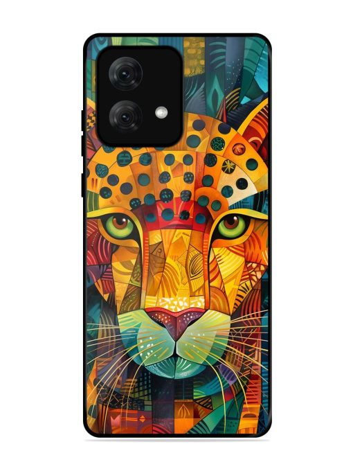 Mosaic Majesty Glossy Soft Edge Case for Motorola Moto G84 (5G)