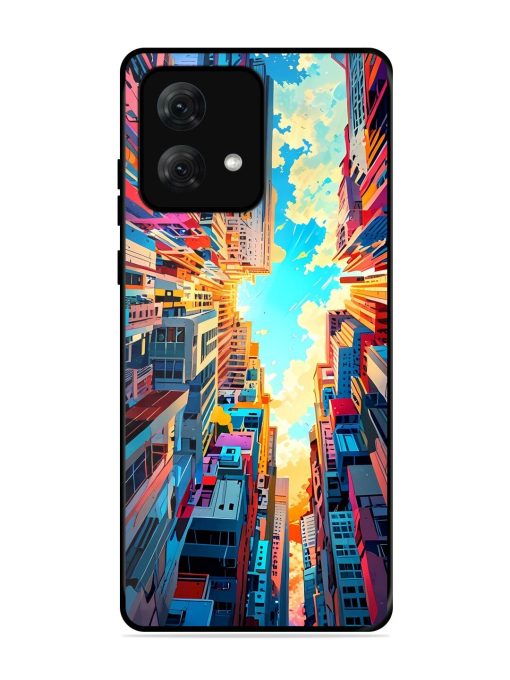 Skyward City Glossy Soft Edge Case for Motorola Moto G84 (5G)