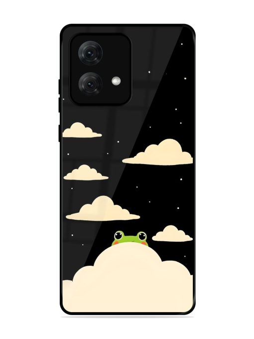 Froggy Night Sky Glossy Soft Edge Case for Motorola Moto G84 (5G) Chachhi