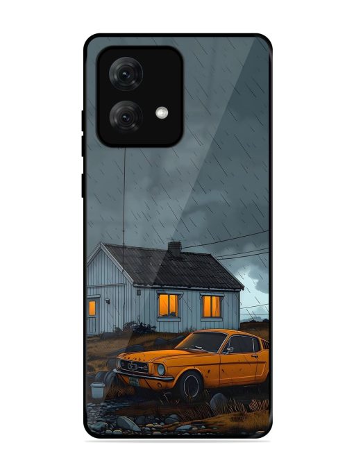 Rainy Day Retreat Glossy Soft Edge Case for Motorola Moto G84 (5G)