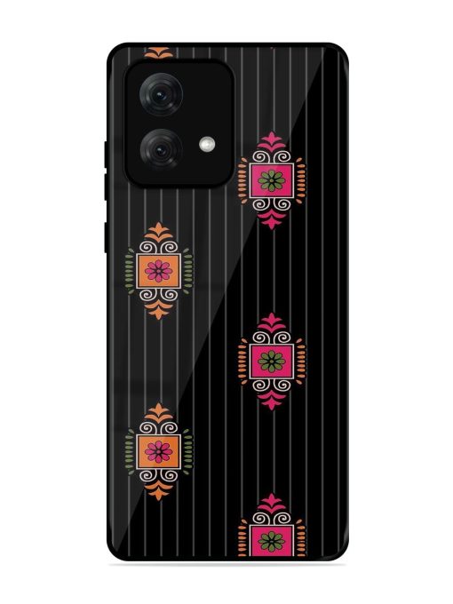 Ornate Elegance Glossy Soft Edge Case for Motorola Moto G84 (5G) Chachhi