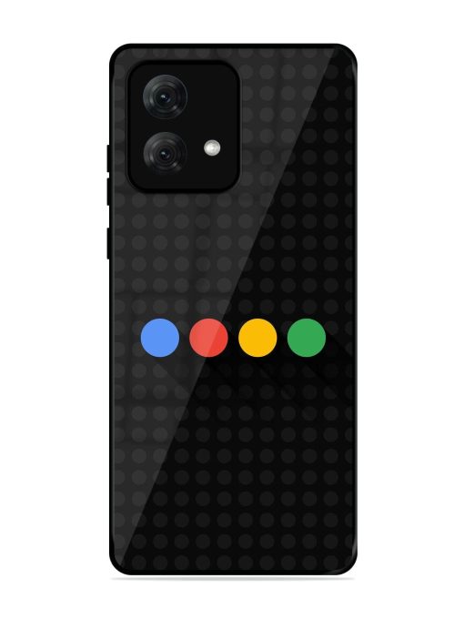 Google Dots Glossy Soft Edge Case for Motorola Moto G84 (5G) Chachhi