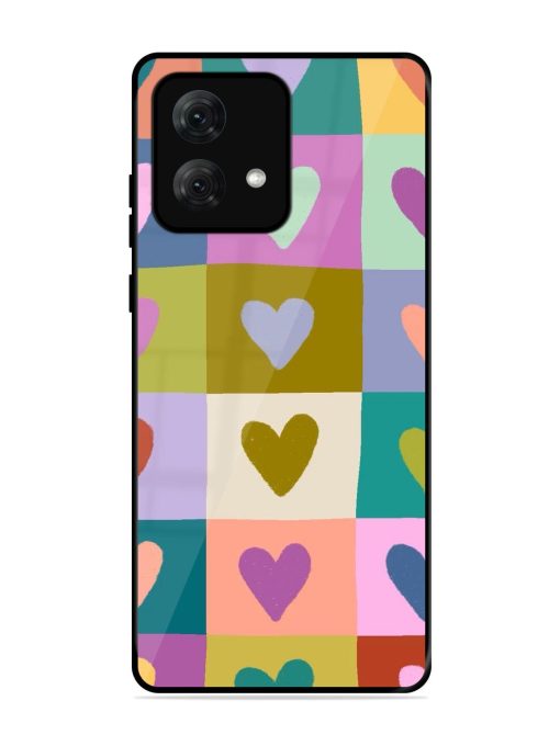 Box Of Hearts Glossy Soft Edge Case for Motorola Moto G84 (5G) Chachhi