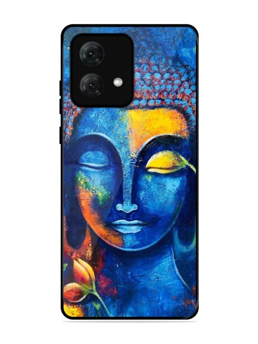 Enlightened Serenity Glossy Soft Edge Case for Motorola Moto G84 (5G) Chachhi