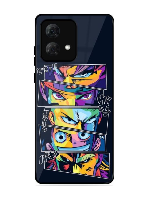 One Piece Powerhouse Glossy Soft Edge Case for Motorola Moto G84 (5G) Chachhi