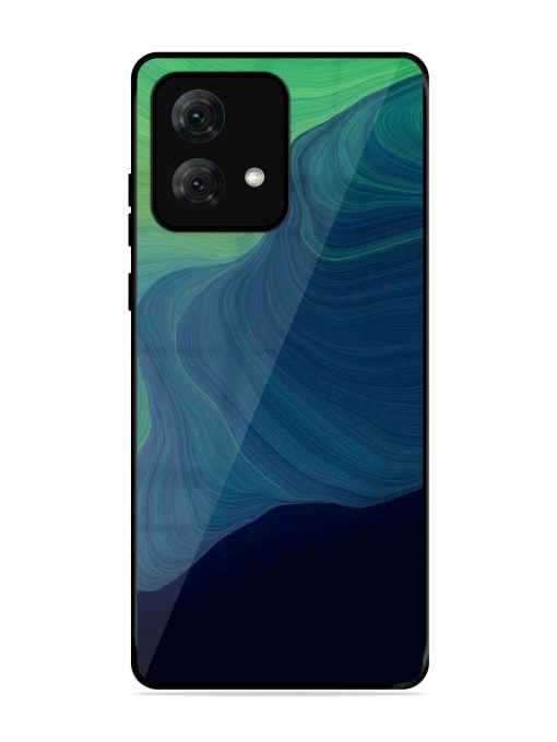 Oceanic Dreams Glossy Soft Edge Case for Motorola Moto G84 (5G) Chachhi