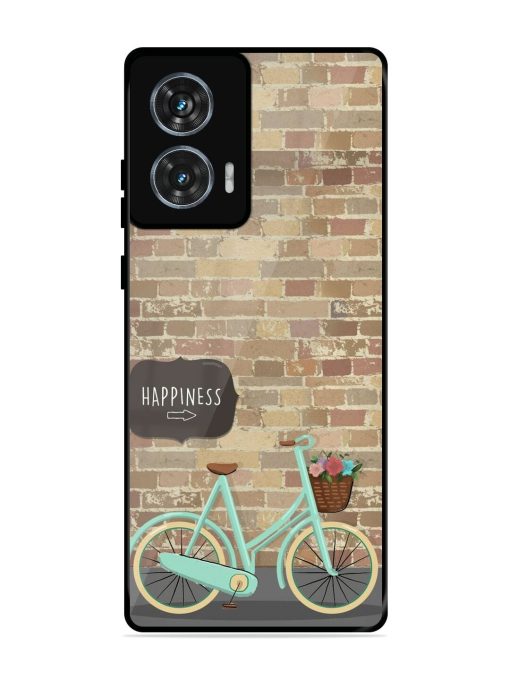 Pedaling Towards Happiness Glossy Soft Edge Case for Motorola Moto G85 (5G) Chachhi