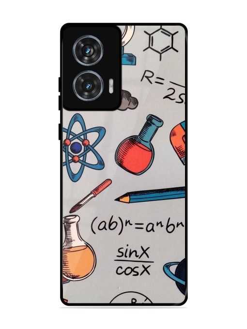 Science Doodle Glossy Soft Edge Case for Motorola Moto G85 (5G) Chachhi