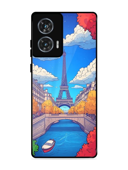 Parisian Panorama Glossy Soft Edge Case for Motorola Moto G85 (5G)